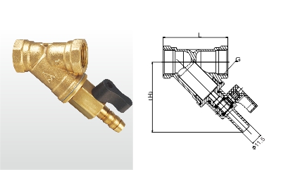 602 SY11-16T 黄铜排污过滤器