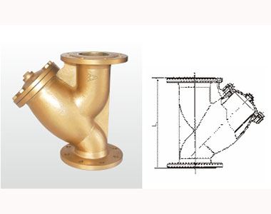 603 SY41-16T 黄铜法兰过滤器