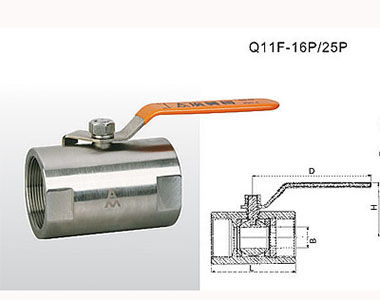 8252_8252A_8252B Q11F-16P_25P 不锈钢球阀(棒式)