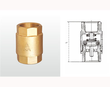 410 H12X-16T 黄铜立式止回阀