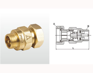 420 H32X-16T 黄铜水表止回阀